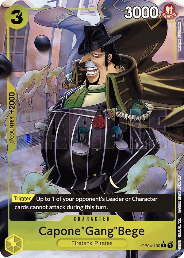 Capone"Gang"Bege (OP04-100_p4) Alt Art One Piece card