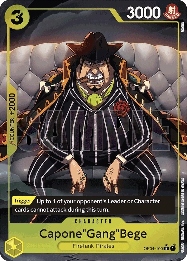 Capone"Gang"Bege (OP04-100_p5) Alt Art One Piece card