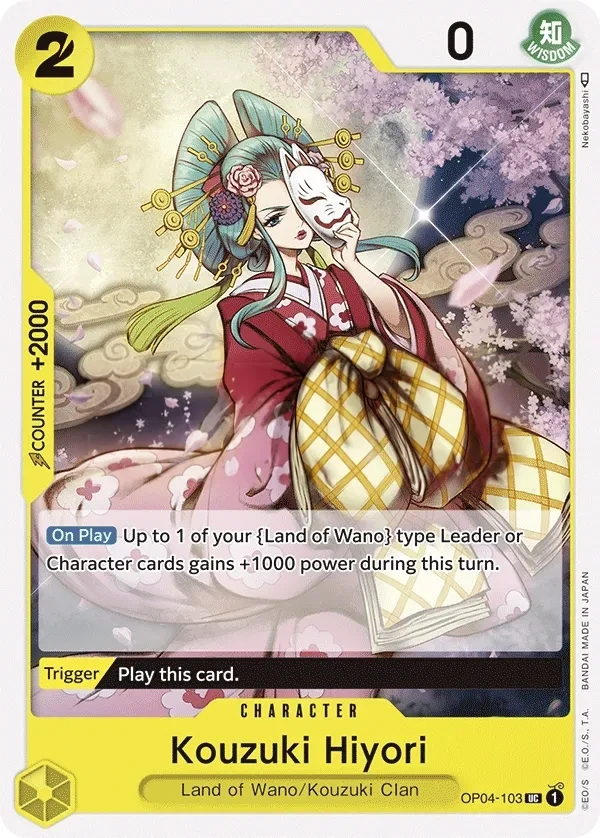 Kouzuki Hiyori (OP04-103) One Piece card