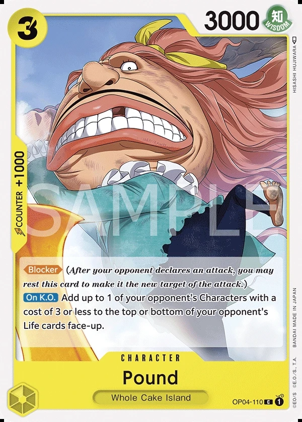 Pound (OP04-110) One Piece card