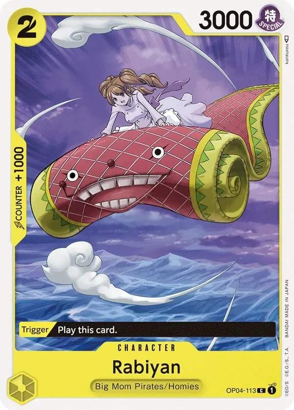 Rabiyan (OP04-113) One Piece card