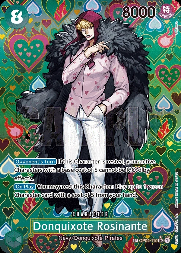 Donquixote Rosinante (OP04-119_p2) SP One Piece card