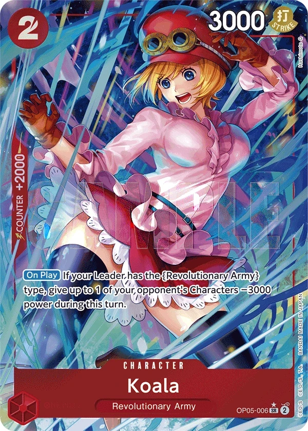 Koala (OP05-006_p3) Alt Art One Piece card