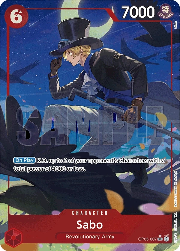 Sabo (OP05-007_p3) Alt Art One Piece card
