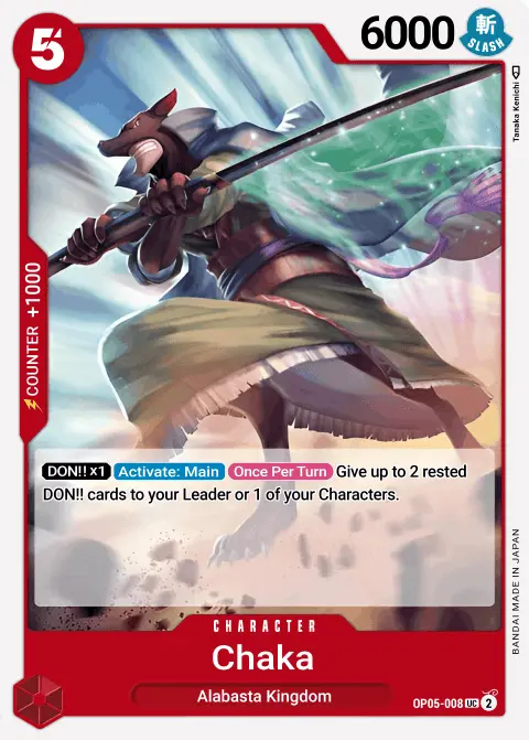 Chaka (OP05-008) One Piece card