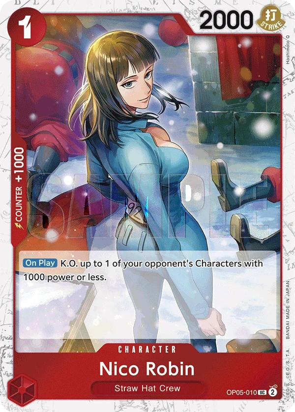Nico Robin (OP05-010_p2) Alt Art One Piece card