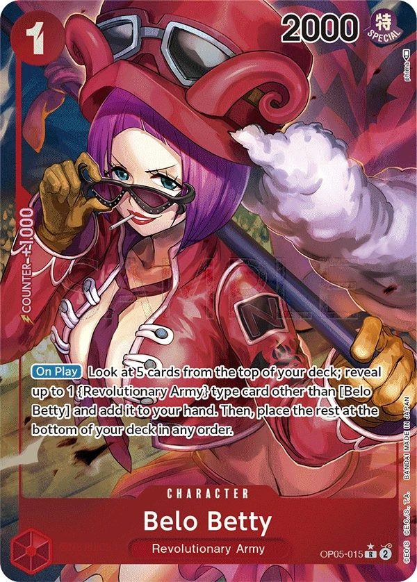 Belo Betty (OP05-015_p1) Alt Art One Piece card