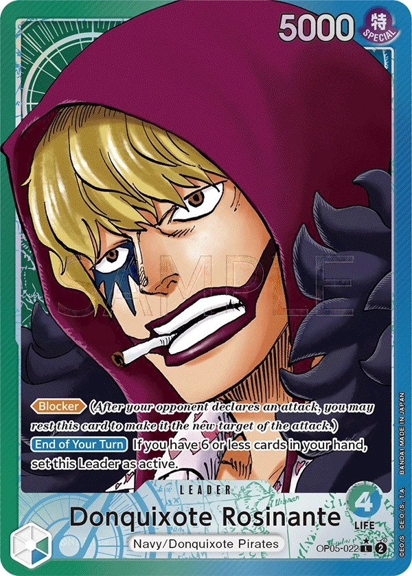 Donquixote Rosinante (OP05-022_p1) Alt Art One Piece card