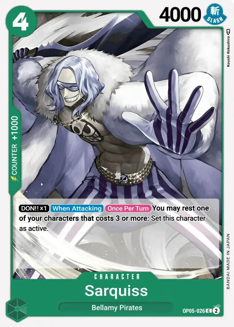 Sarquiss (OP05-026) One Piece card
