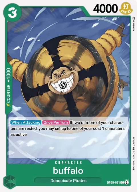 Buffalo (OP05-031) One Piece card