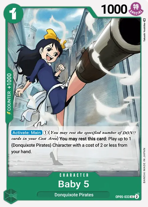 Baby 5 (OP05-033) One Piece card