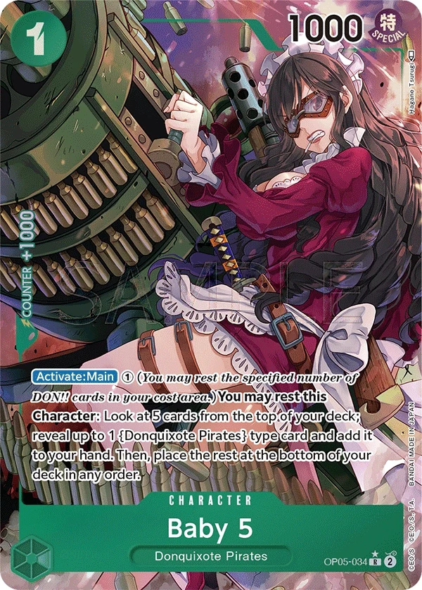 Baby 5 (OP05-034_p1) Alt Art One Piece card