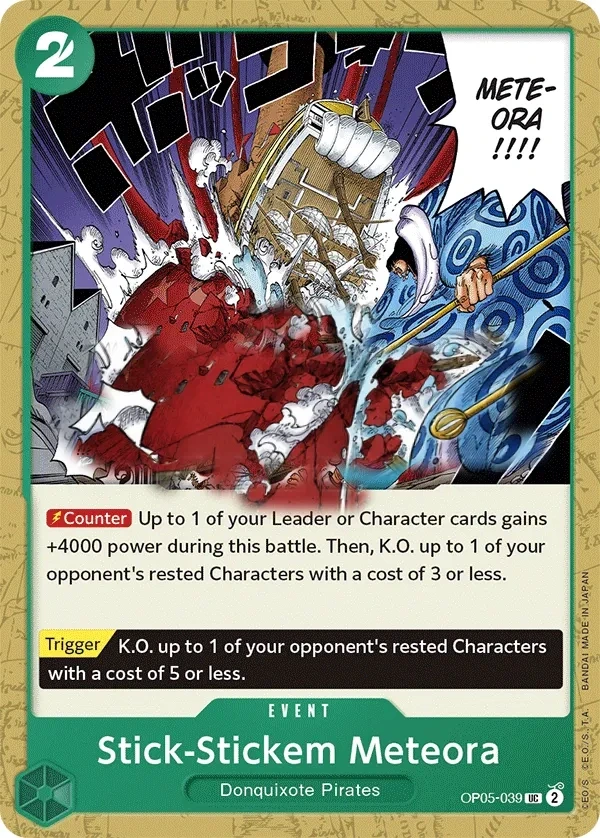 Stick-Stickem Meteora (OP05-039) One Piece card
