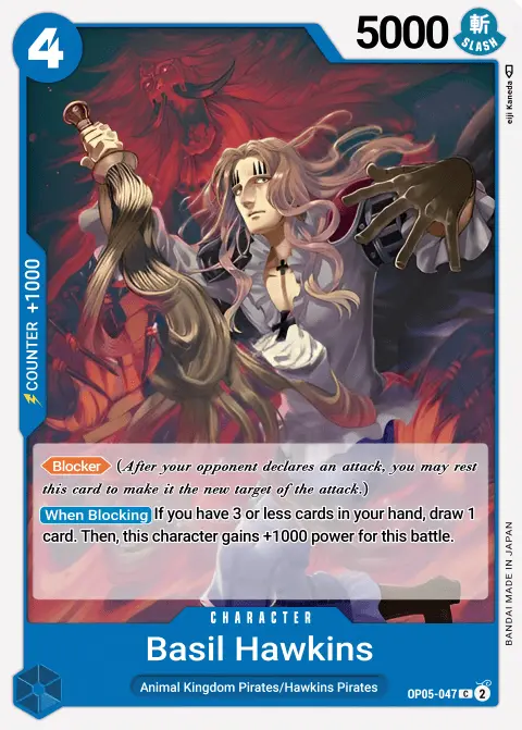 Basil Hawkins (OP05-047) One Piece card