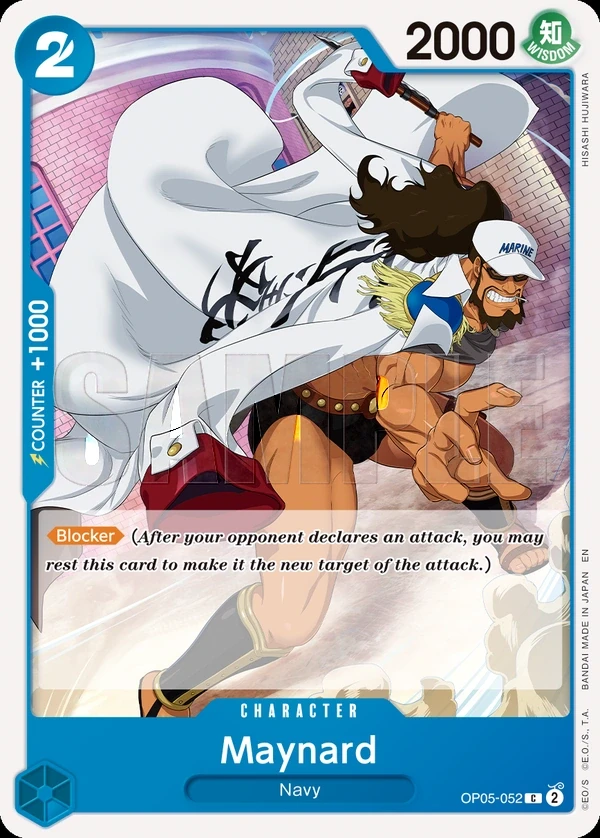Maynard (OP05-052_r1) Reprint One Piece card
