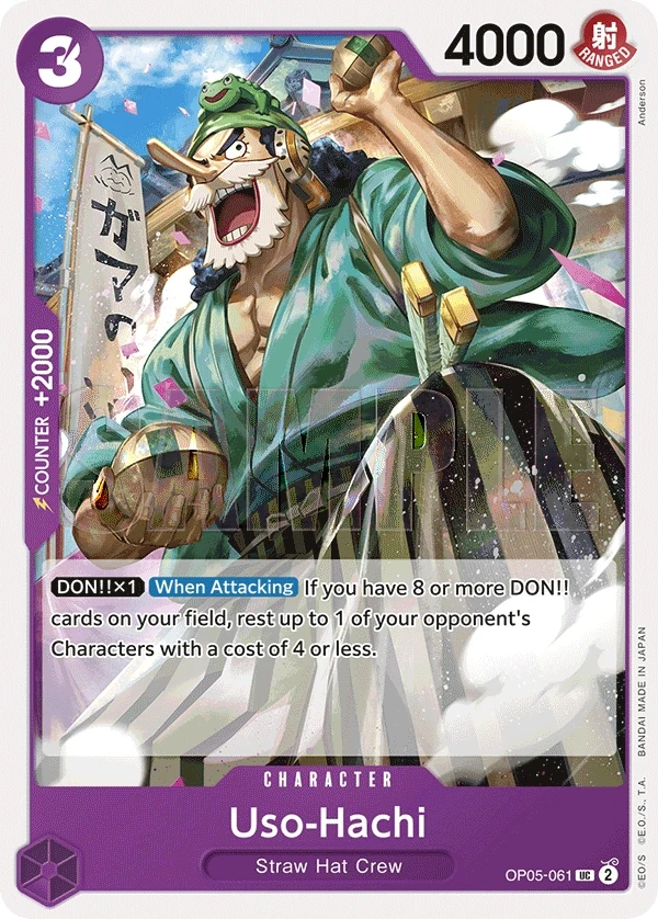 Uso-Hachi (OP05-061_r1) Reprint One Piece card
