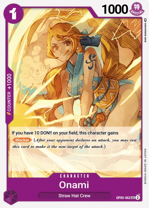 O-Nami (OP05-062) One Piece card