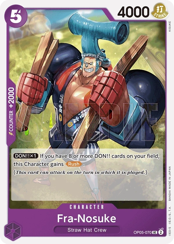 Fra-Nosuke (OP05-070_r1) Reprint One Piece card