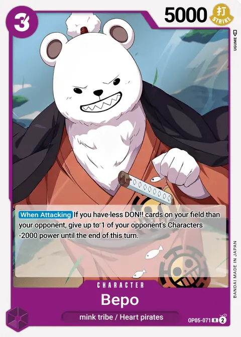 Bepo (OP05-071) One Piece card