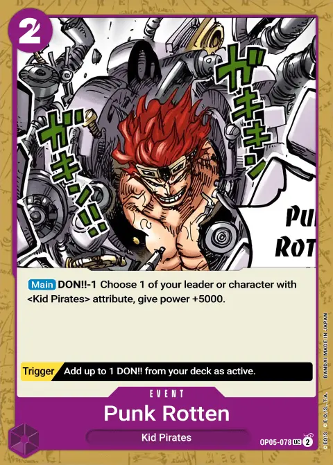 Punk Rotten (OP05-078) One Piece card