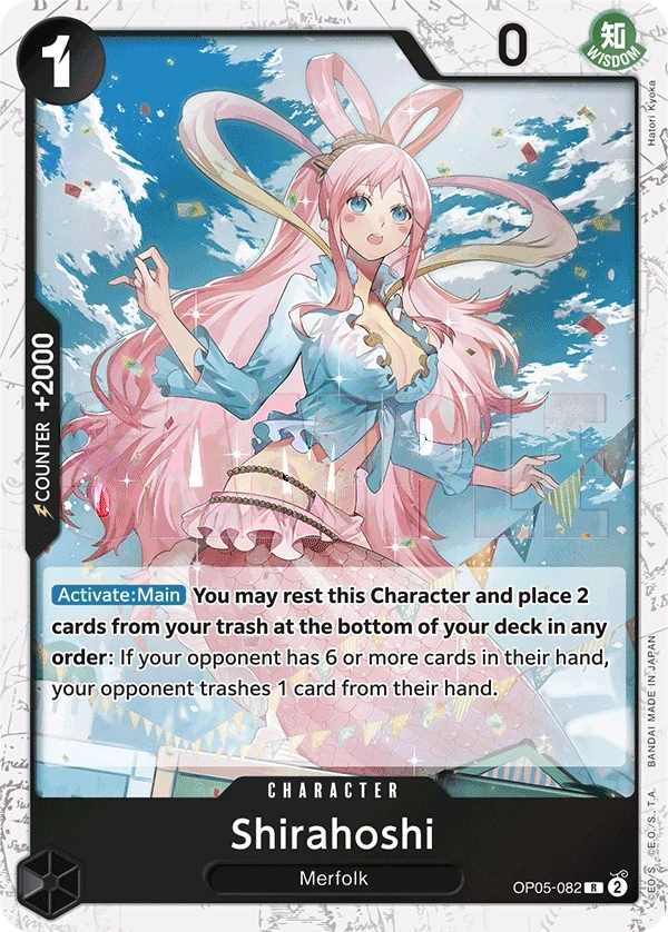 Shirahoshi (OP05-082_p2) Alt Art One Piece card