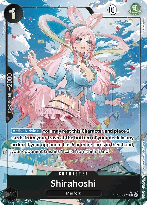 Shirahoshi (OP05-082_p3) Alt Art One Piece card