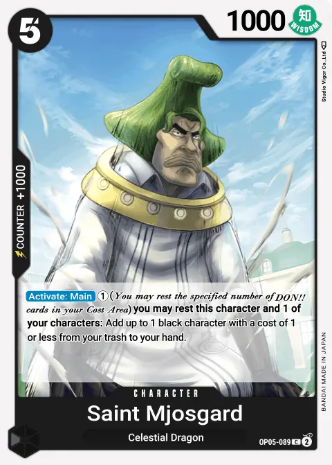 Saint Mjosgard (OP05-089) One Piece card
