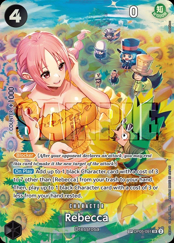 Rebecca (OP05-091_p2) SP One Piece card