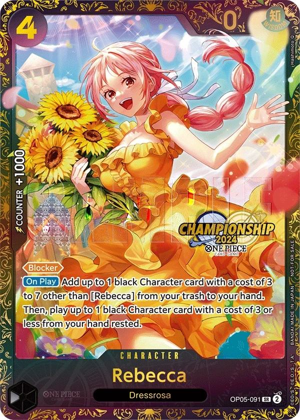 Rebecca (OP05-091_p3) Alt Art One Piece card