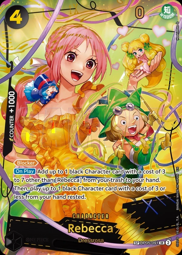 Rebecca (OP05-091_p4) SP One Piece card