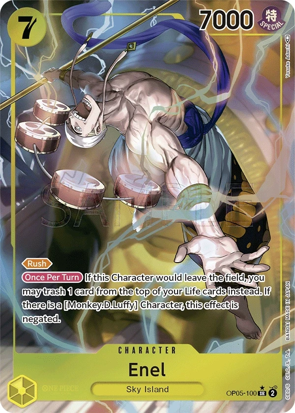 Enel (OP05-100_p1) Alt Art One Piece card