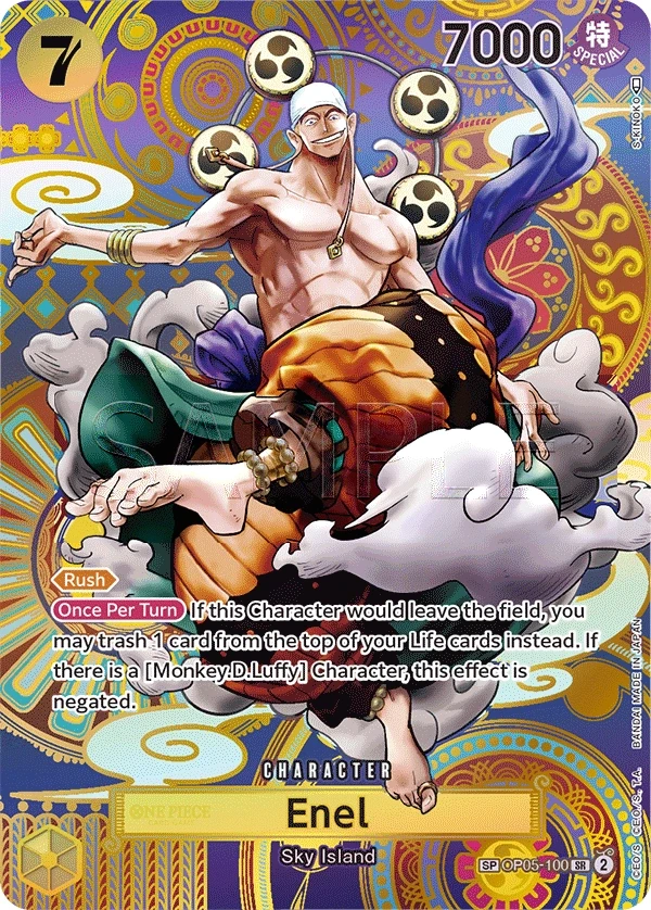 Enel (OP05-100_p2) SP One Piece card