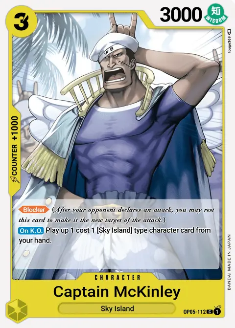 Captain McKinley (OP05-112) One Piece card