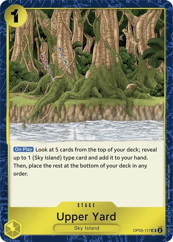 Upper Yard (OP05-117_p2) Alt Art One Piece card