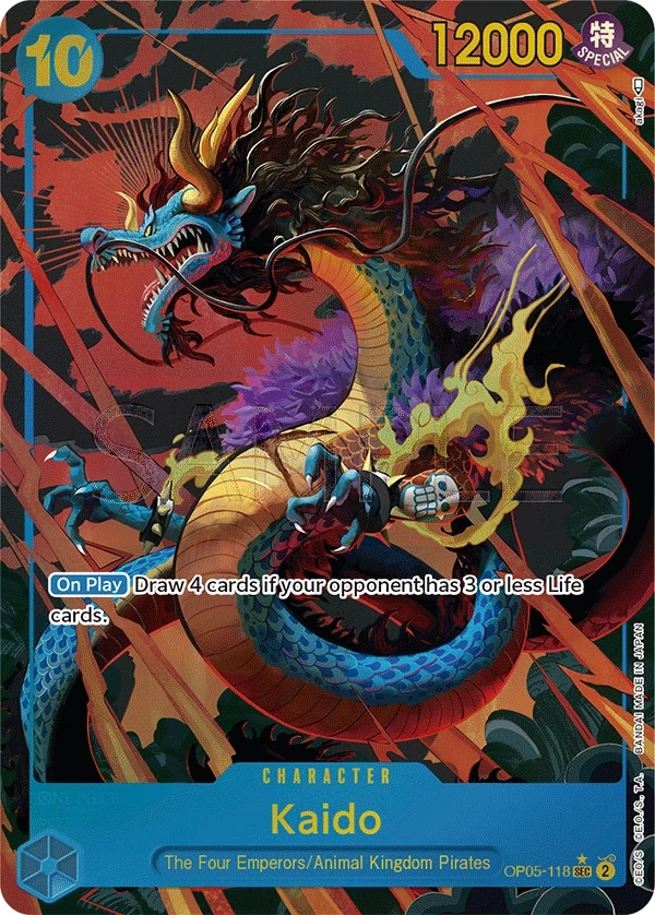 Kaido (OP05-118_p1) Alt Art One Piece card