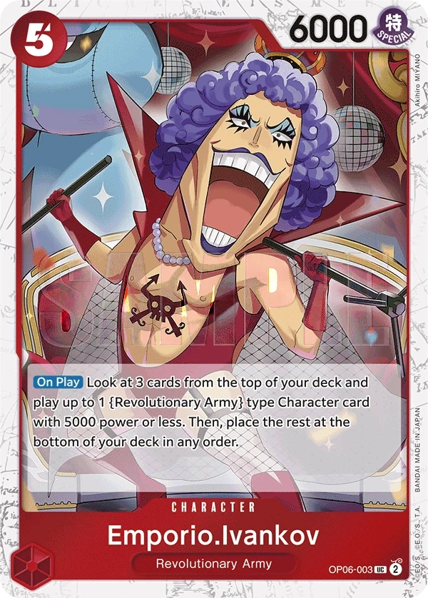 Emporio.Ivankov (OP06-003_p2) Alt Art One Piece card