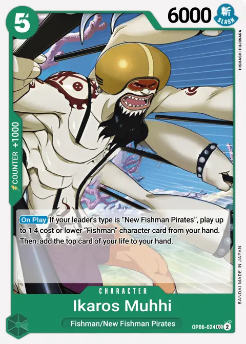 Ikaros Much (OP06-024) One Piece Card Game card