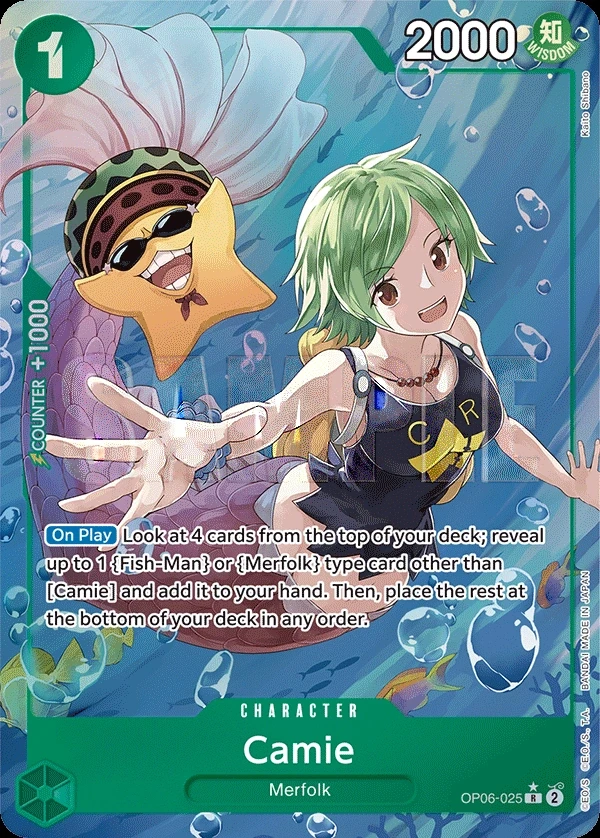 Camie (OP06-025_p1) Alt Art One Piece card