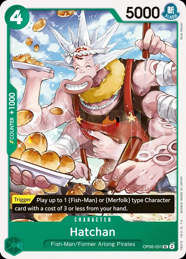 Hatchan (OP06-031) One Piece card