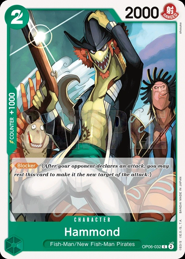 Hammond (OP06-032) One Piece Card Game card