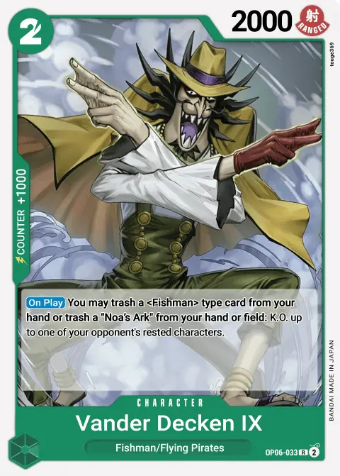 Vander Decken IX (OP06-033) One Piece card