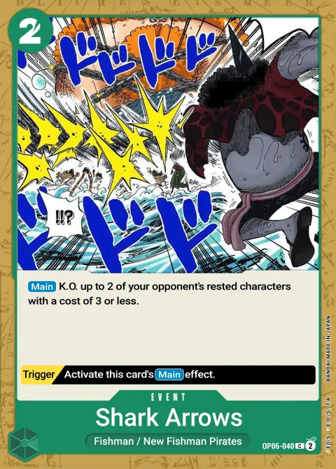 Shark Arrows (OP06-040) One Piece card