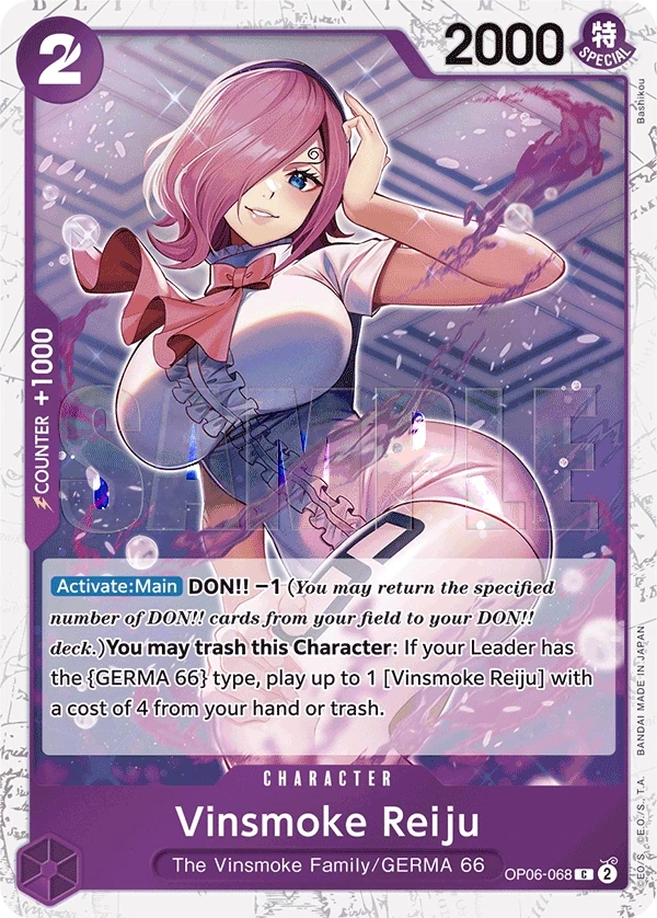 Vinsmoke Reiju (OP06-068_p2) Alt Art One Piece card