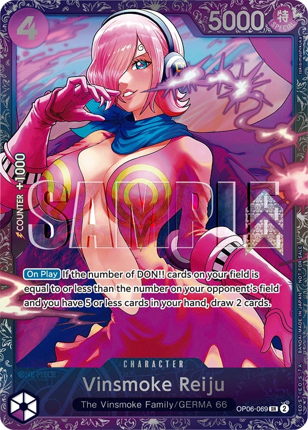 Vinsmoke Reiju (OP06-069_p2) Alt Art One Piece card