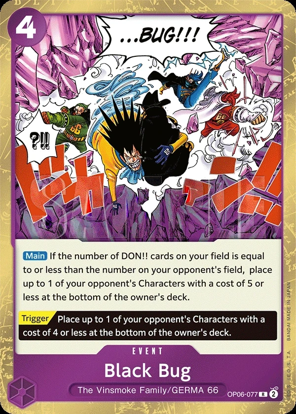 Black Bug (OP06-077) One Piece card