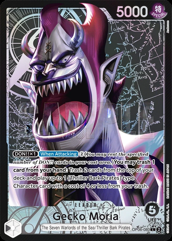 Gecko Moria (OP06-080_p1) Alt Art version