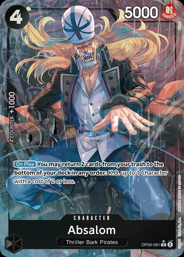 Absalom (OP06-081_p1) Alt Art One Piece card