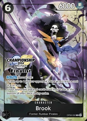 Brook (OP06-092) One Piece card