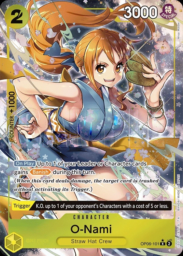 O-Nami (OP06-101_p1) Alt Art One Piece card