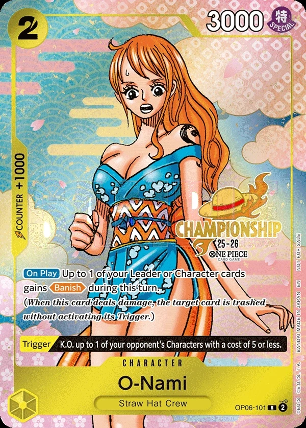 O-Nami (OP06-101_p4) Alt Art One Piece card